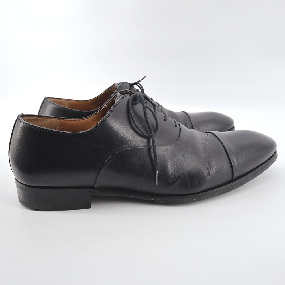 Magnanni Cap Toe Oxford Dress Shoes Black Mens Size 14 M 18533
